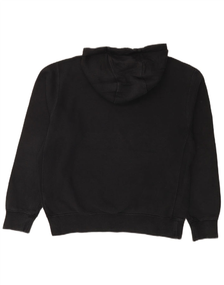 Nike Pull à capuche graphique en coton noir moyen pour homme