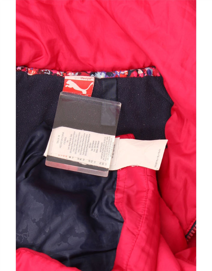 Puma Veste matelassée fille 15-16 ans Rose Polyester