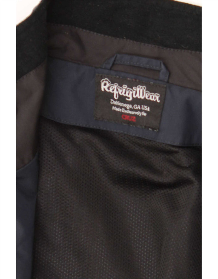 Refrigiwear Veste Bomber Homme UK 38 Petit Bleu Marine Polyamide