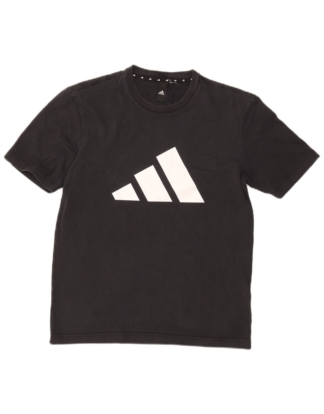 Adidas T-shirt graphique pour homme en coton noir moyen