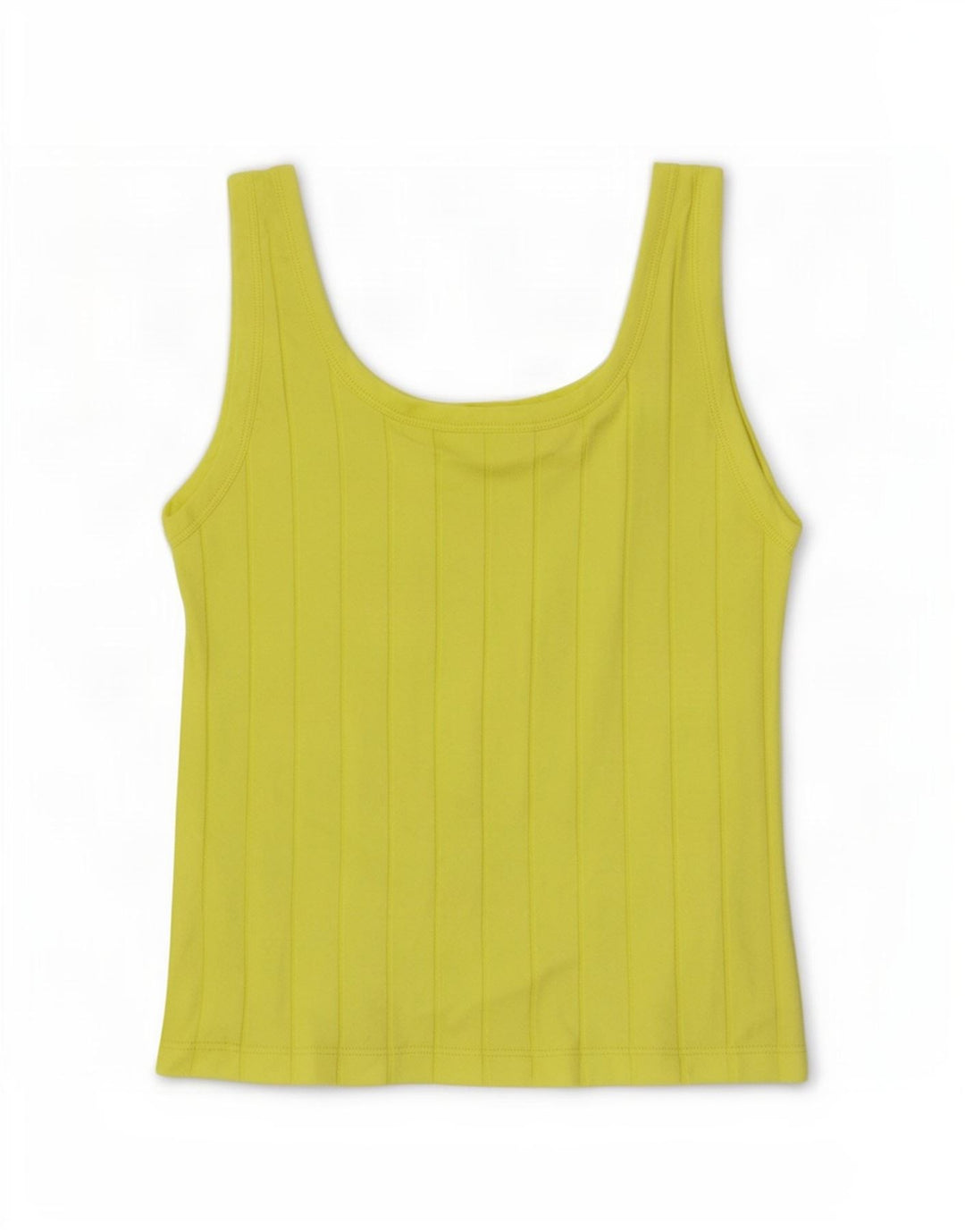 Massimo Dutti Débardeur Femme UK 8 Petit Coton Jaune
