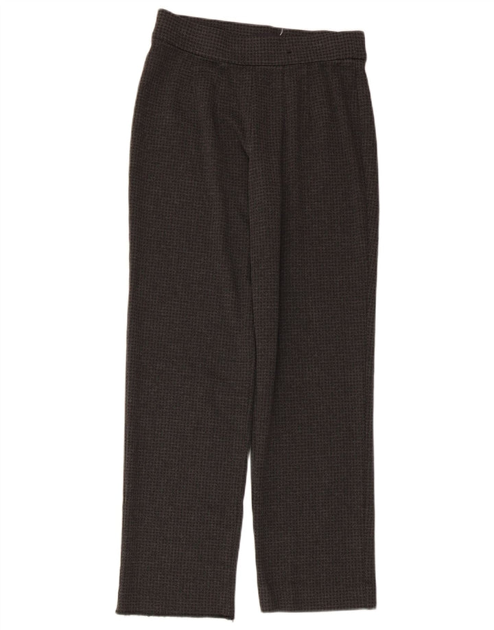 Marks & Spencer Pantalon femme UK 10 Small W26 L26 Gris pied-de-poule