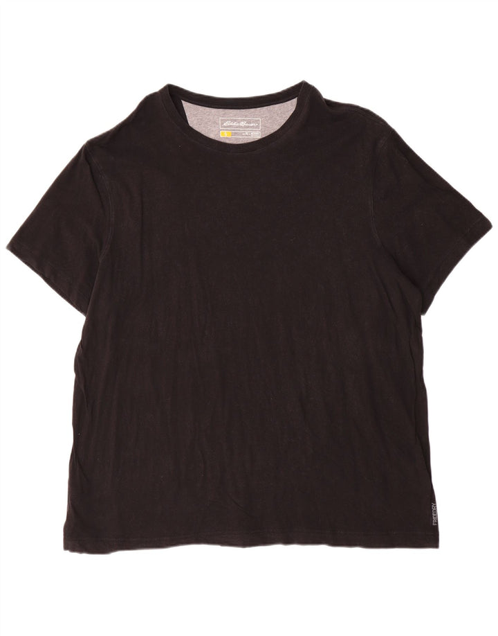 Eddie Bauer T-shirt actif pour homme XL en coton noir