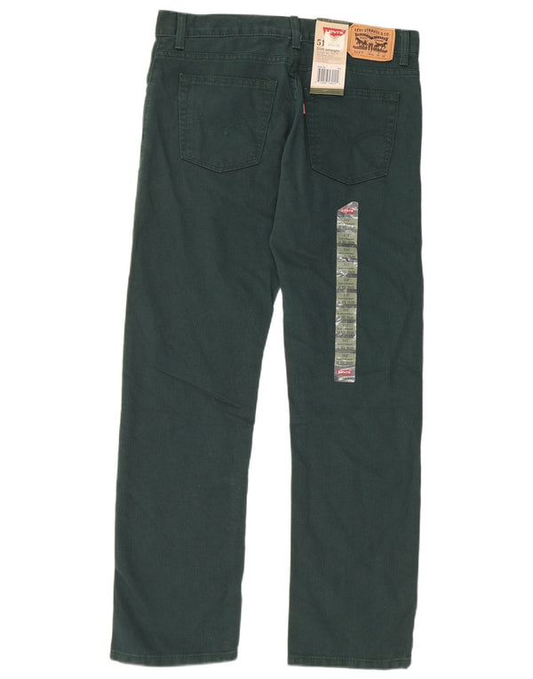 Levi's Pantalon décontracté droit slim 513 pour garçon 15-16 ans W29 L29 Vert
