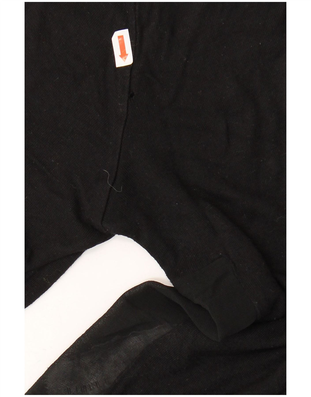 Zara Pull à manches courtes et col roulé pour femme UK 14 Noir moyen