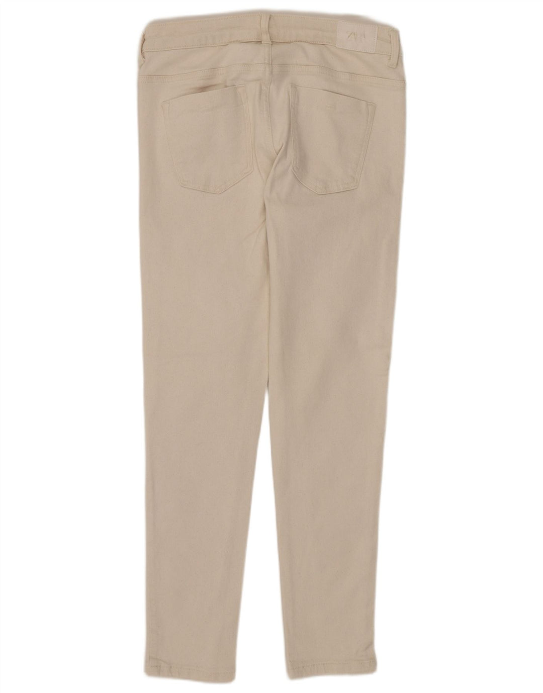 Jean skinny ZARA femme EU 40 Medium W30 L27 blanc cassé