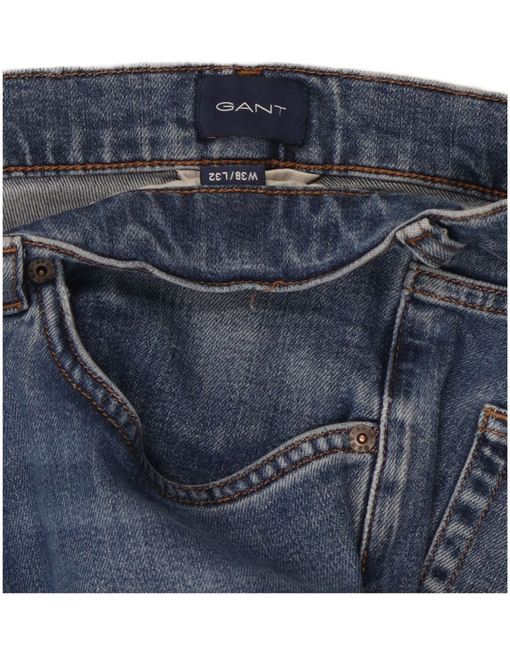 GANT Jean droit homme W38 L32 bleu coton