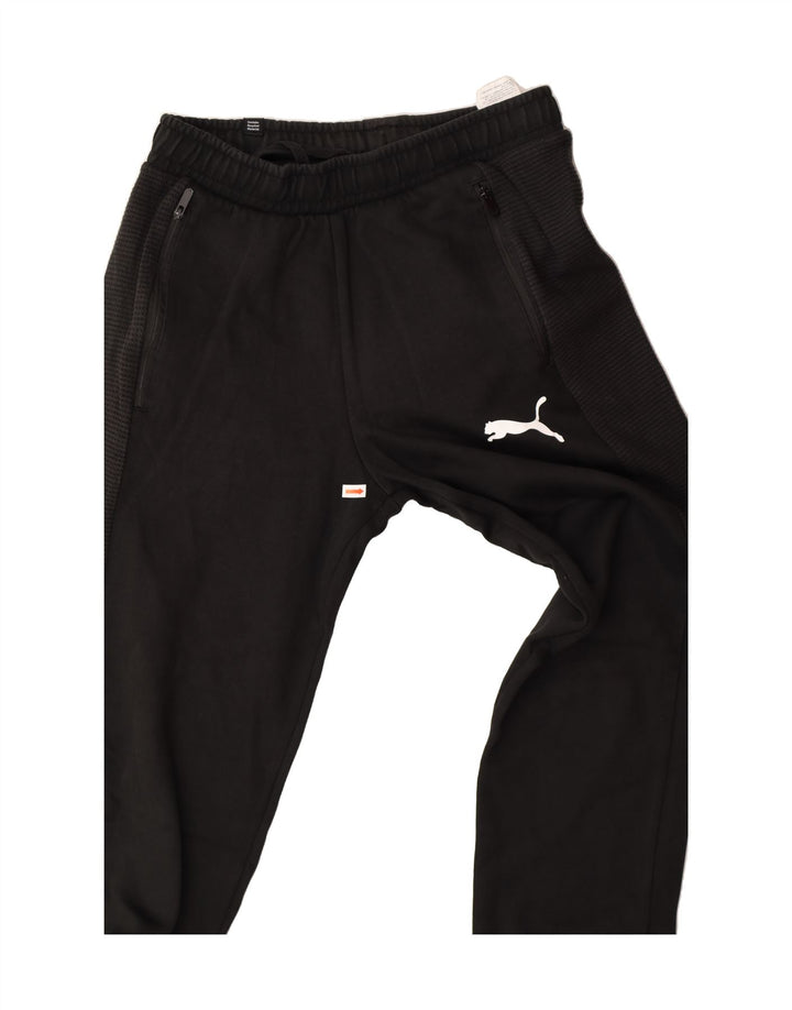 PUMA Womens Tracksuit Trousers UK 8 Small  Black Cotton Vintage Puma and Second-Hand Puma from Messina Hembry 
