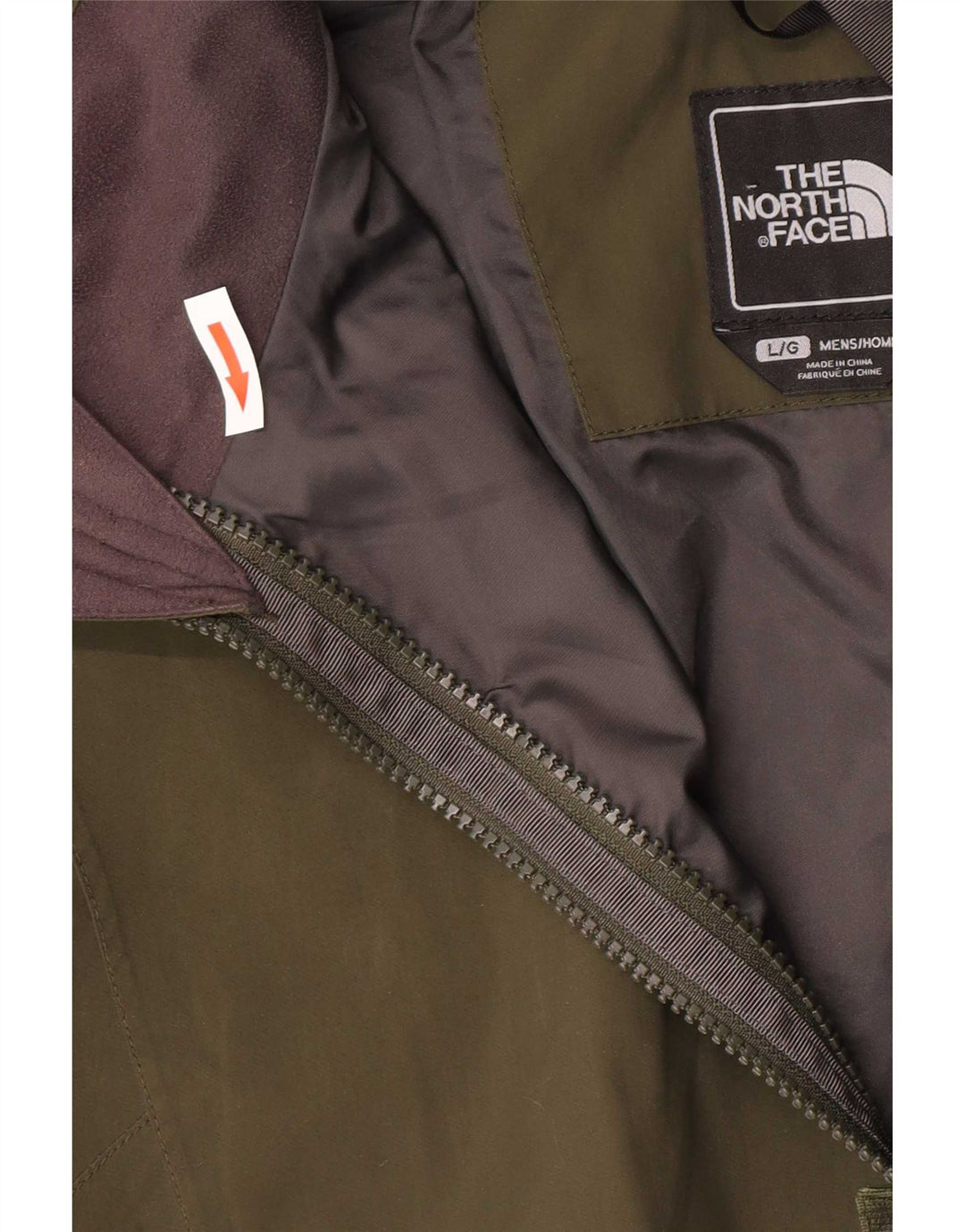 The North Face Veste coupe-vent pour homme UK 40 Large Vert Nylon