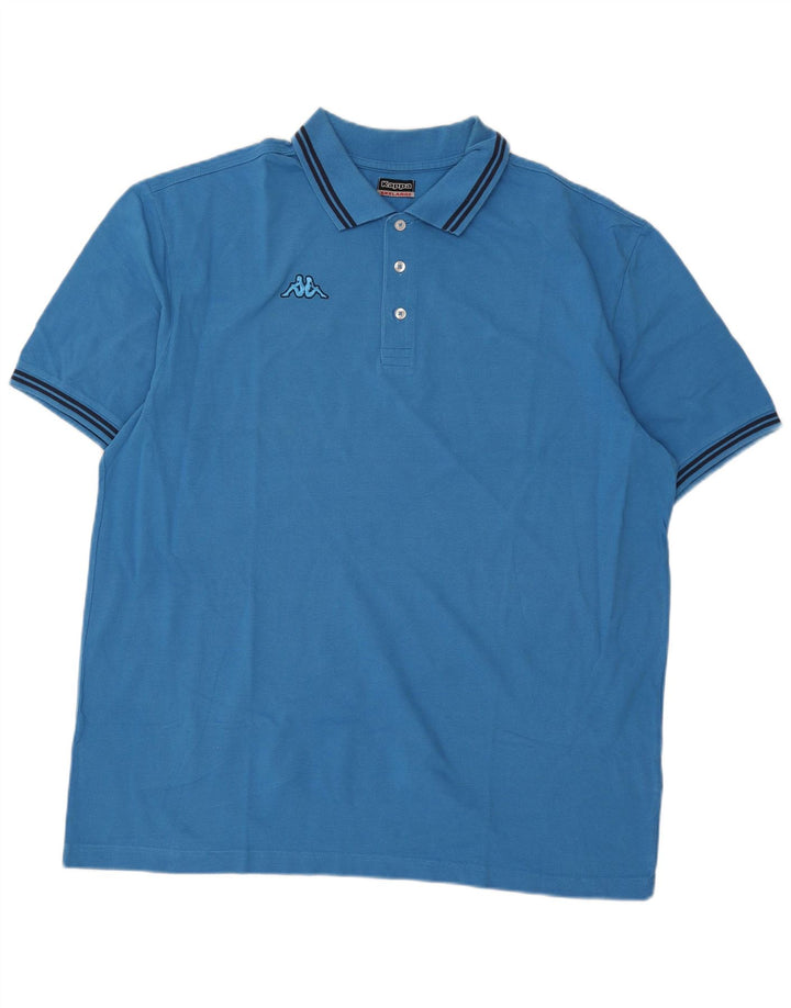 Kappa Polo Homme 3XL Bleu Coton