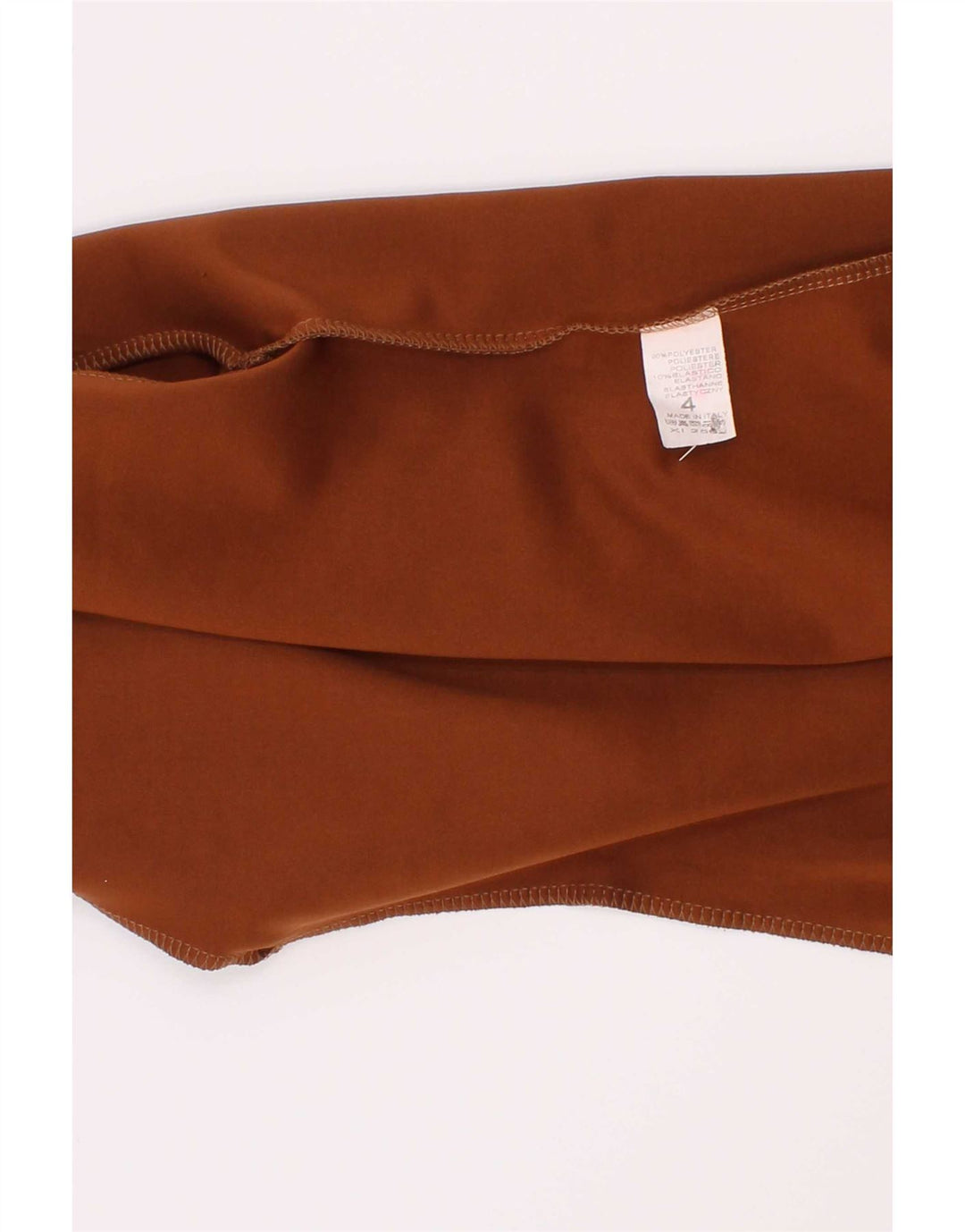 Robe droite vintage filles 3-4 ans Marron Polyester
