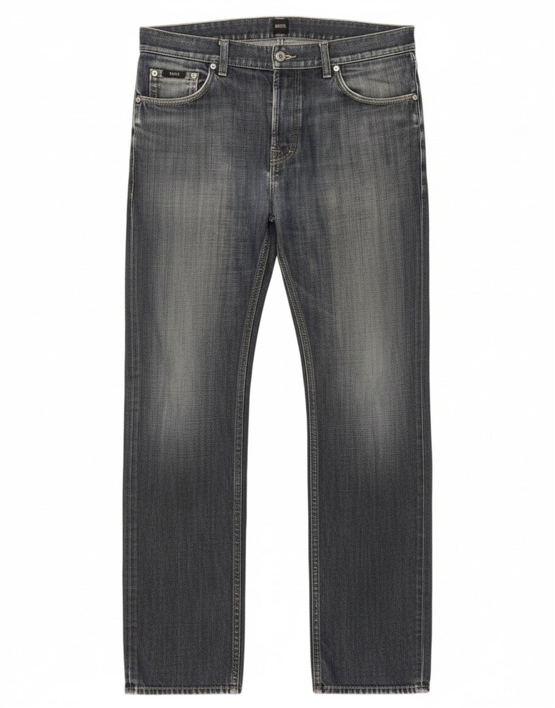 Hugo Boss Jean droit W35 L34 bleu coton homme
