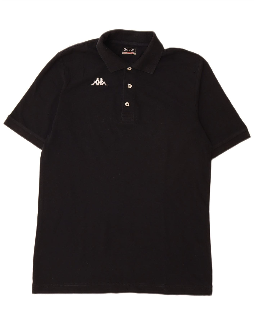 Kappa Polo Homme Grand Noir Coton