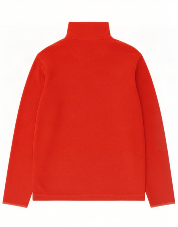 Lotto Pull polaire à col zippé pour femme UK 20 2XL Rouge Polyester