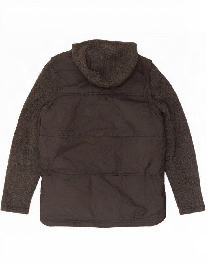 The North Face Veste matelassée à capuche pour garçons 12-13 ans Large Noir Polyester