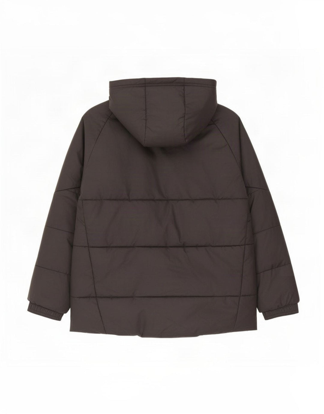 Adidas Veste matelassée à capuche graphique pour garçon 9-10 ans Noir Polyester