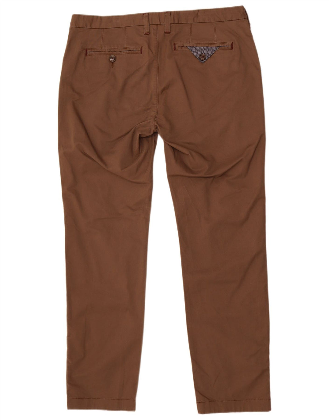 Ted Baker Pantalon Chino Droit Homme W38 L32 Marron