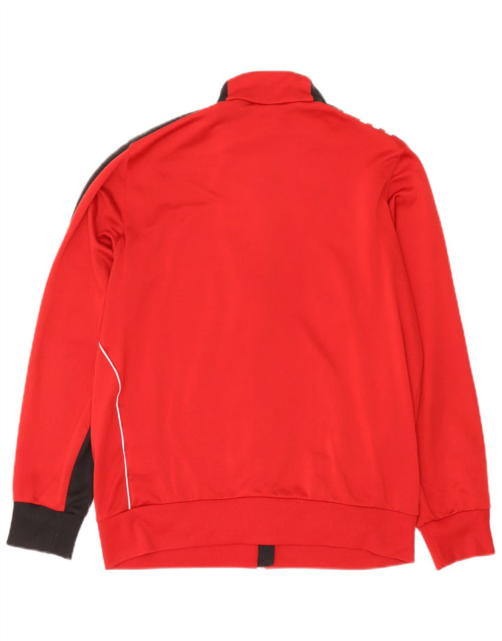 Adidas Veste de Survêtement Garçon 15-16 ans Rouge Colorblock Polyester