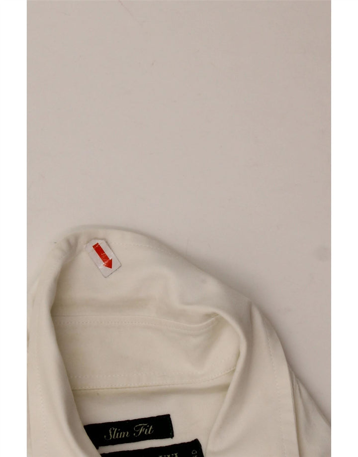 FRED PERRY Chemise Slim Fit Homme 2XL Coton Blanc