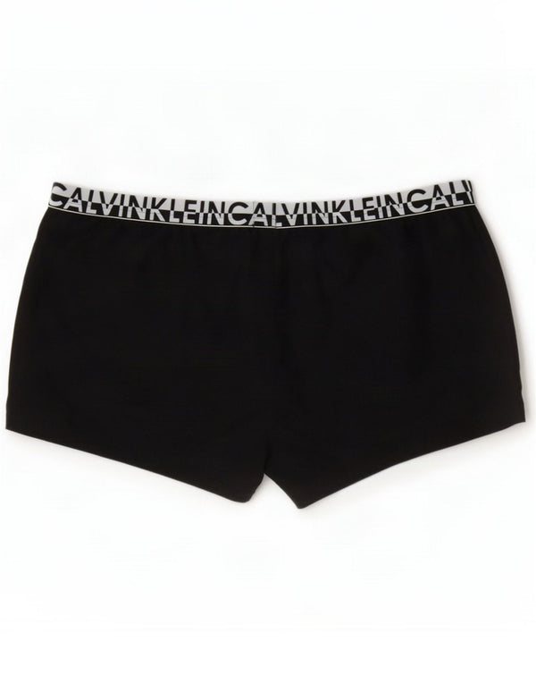Calvin Klein Short de bain graphique pour femme UK 14 Large Black Colourblock
