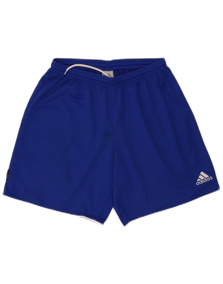 Adidas Short de sport pour homme Large Bleu Polyester