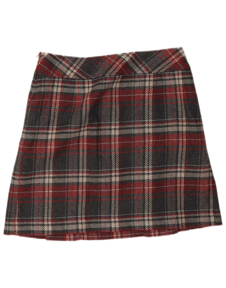 S.Oliver Mini jupe femme EU 36 Small W30 gris carreaux acrylique
