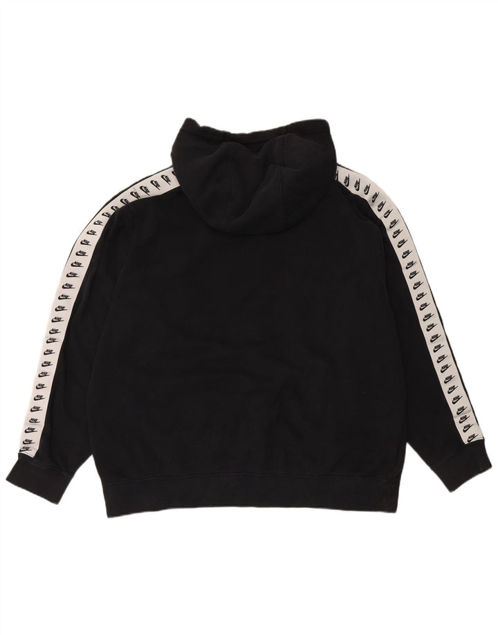 NIKE Pull à capuche pour homme XL en coton noir