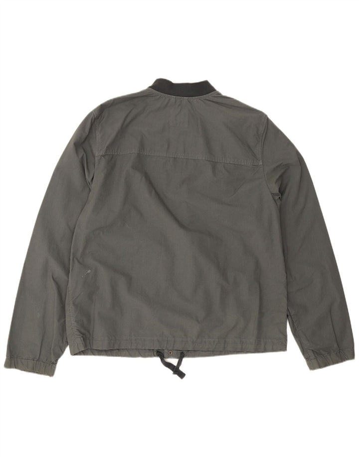 Gap Veste Bomber Homme UK 40 Large Gris Coton