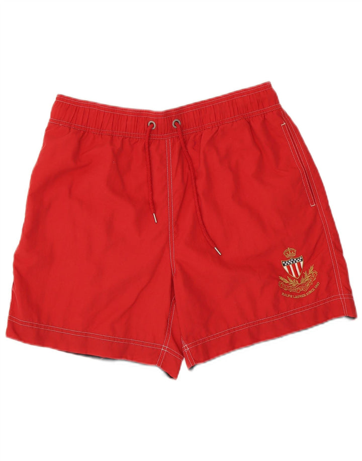 POLO RALPH LAUREN Short de Bain Graphique Homme Rouge Moyen Polyester
