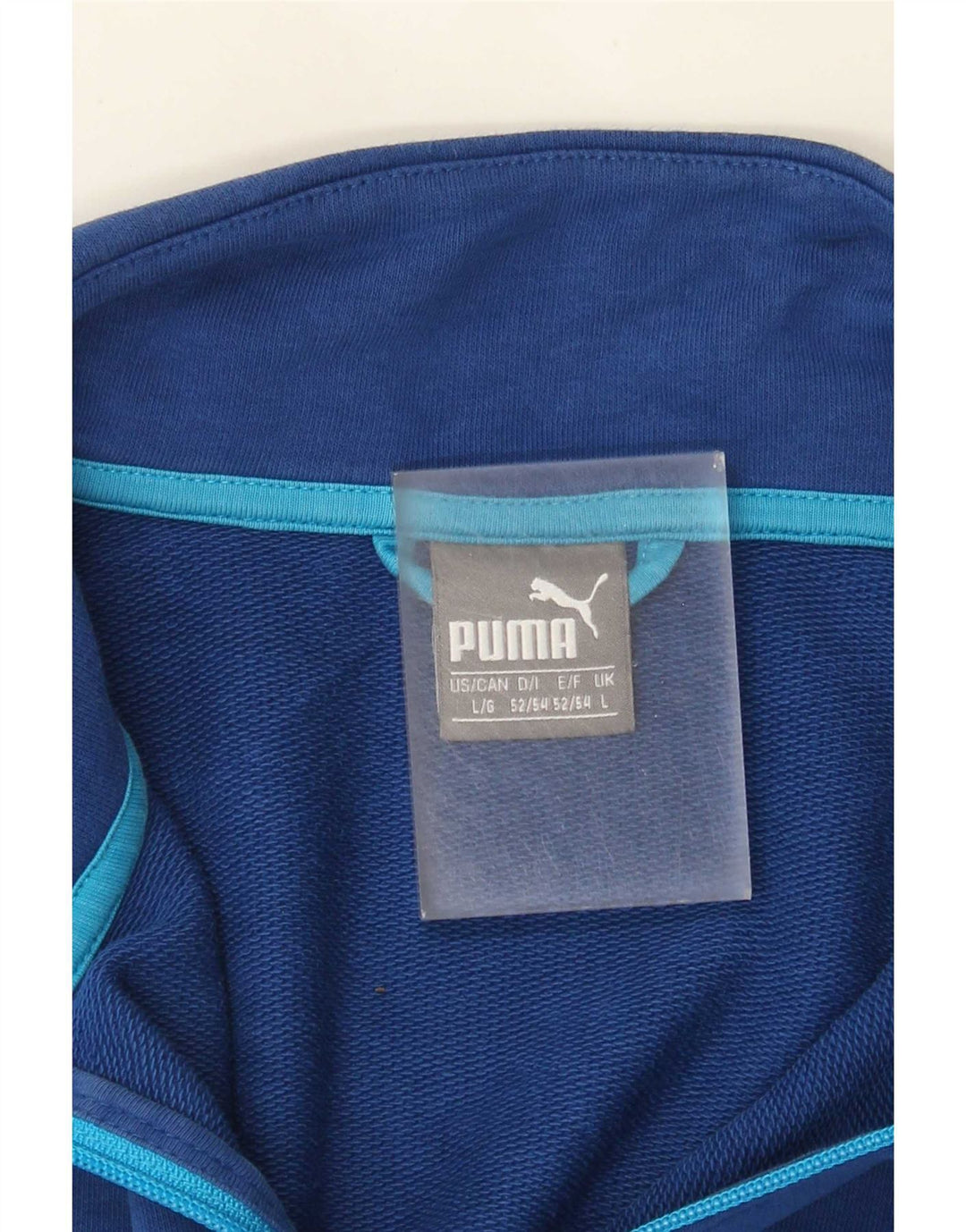 Puma Veste de survêtement graphique pour homme, grand, bleu