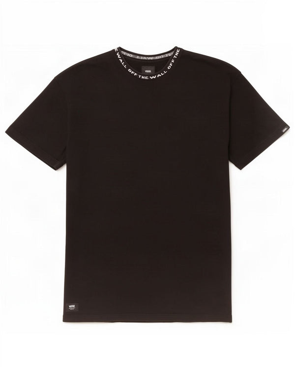 Vans T-shirt graphique pour hommes, grand, en coton noir