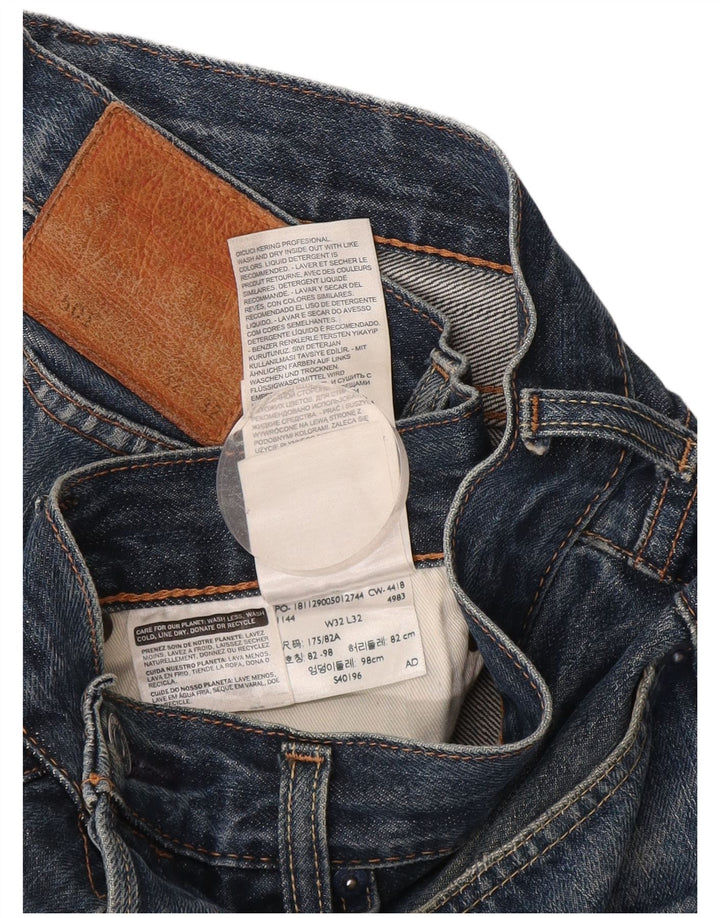 Levi's Jean Droit 501 Homme Bleu W32 L32 Coton