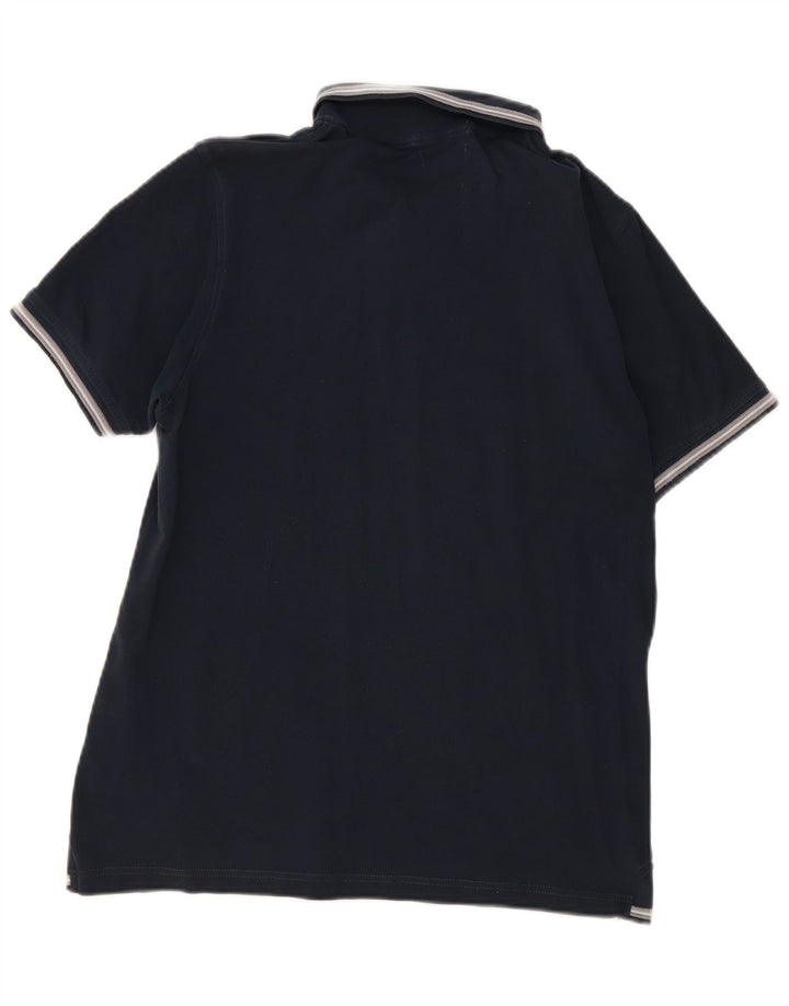 Marlboro Classics Polo Slim Fit pour Homme Bleu Marine Taille L