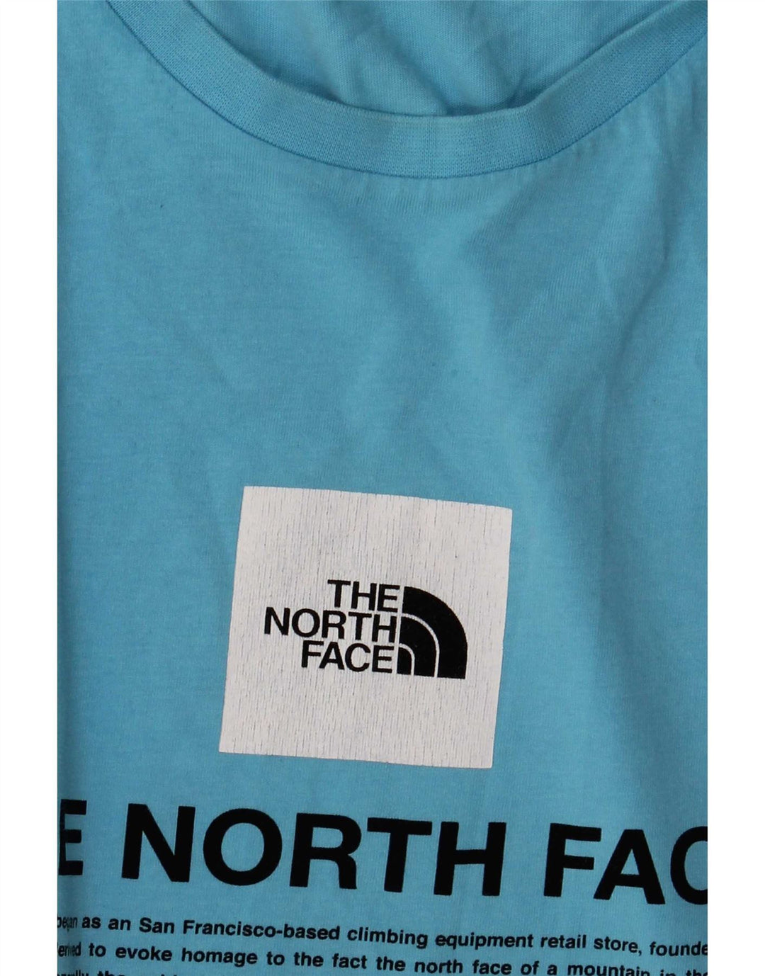 The North Face T-Shirt Graphique Homme Bleu Moyen