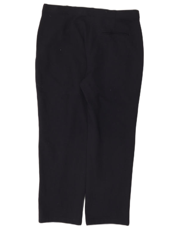Marks & Spencer Pantalon court pour femme UK 14 Large W34 L25 Bleu marine