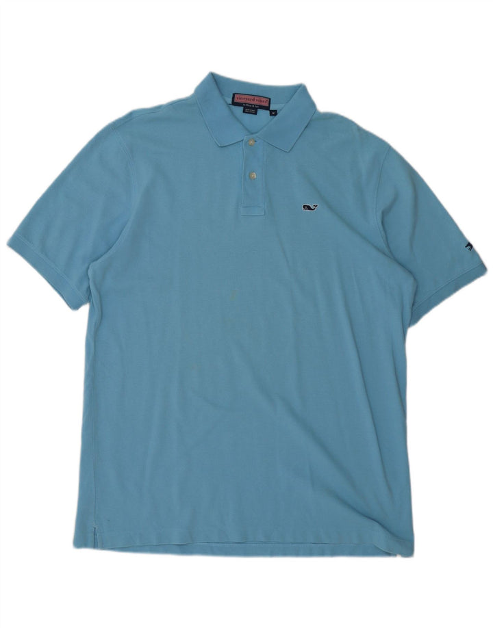 VINEYARD VINES Polo Homme Bleu Moyen Coton