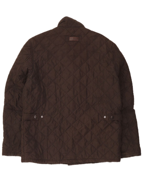 Barbour Veste matelassée pour homme UK 40 Large Marron