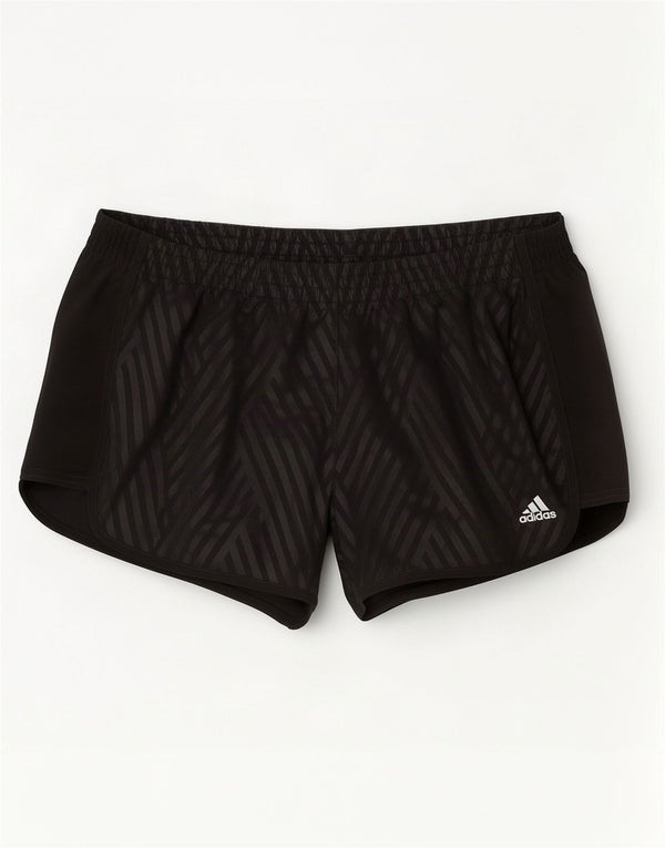 Adidas Climalite Sport Short UK 16/18 Large Noir Rayé