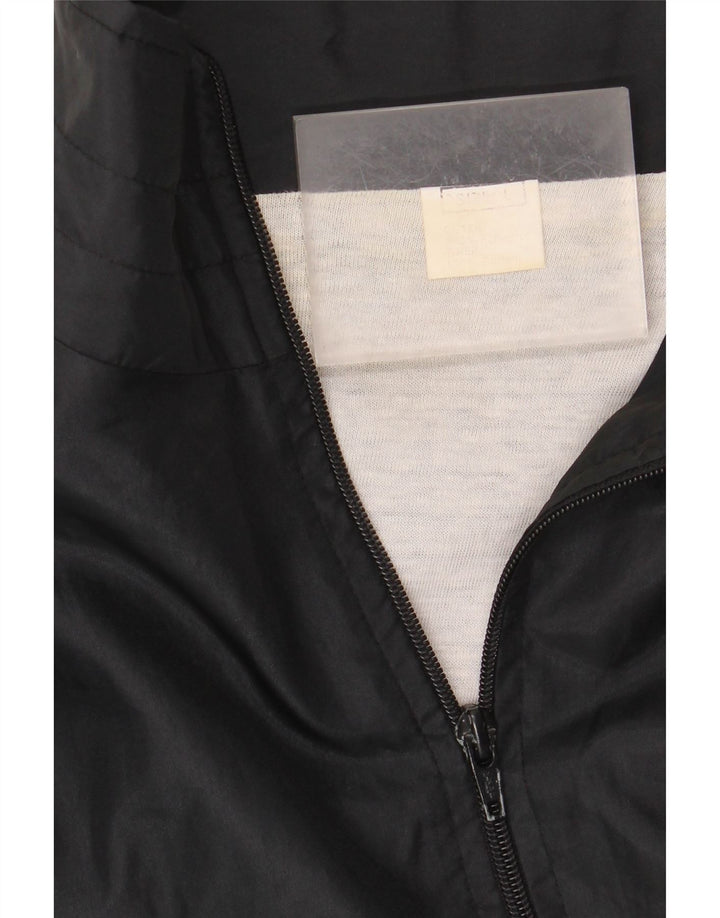 Vintage Mens Survêtement Top Veste Grand Multicolore Colourblock Polyester