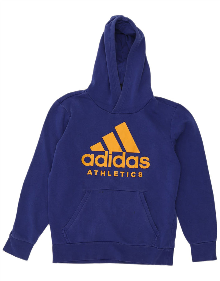 Adidas Pull à Capuche Graphique Homme Bleu Moyen