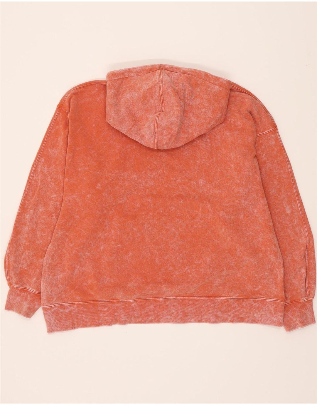 Jordan Pull à capuche surdimensionné pour homme en coton tie-dye orange