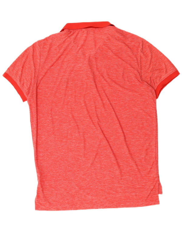 U.S. Polo Assn. Chemise Homme Moyen Rouge Moucheté Polyester