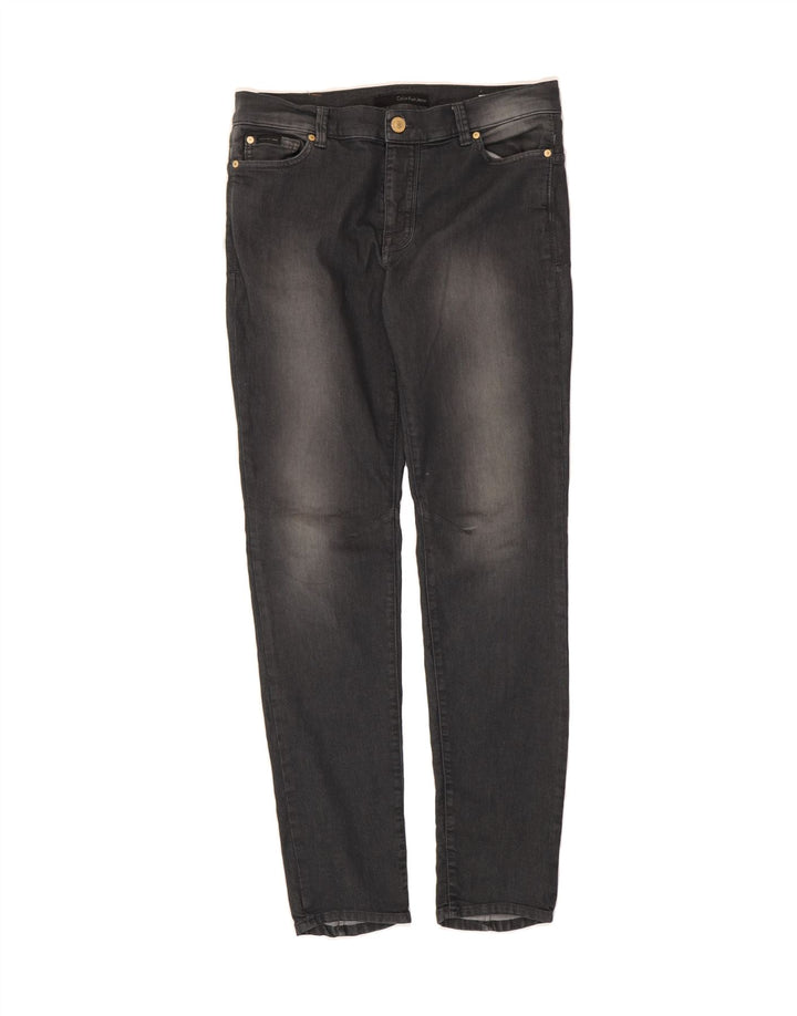 CALVIN KLEIN Womens Slim Jeans W33 L33 Grey Cotton Vintage Calvin Klein and Second-Hand Calvin Klein from Messina Hembry 