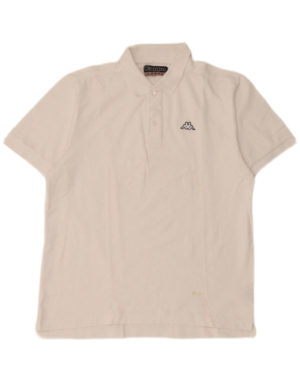 Kappa Polo Homme Grand Blanc Coton