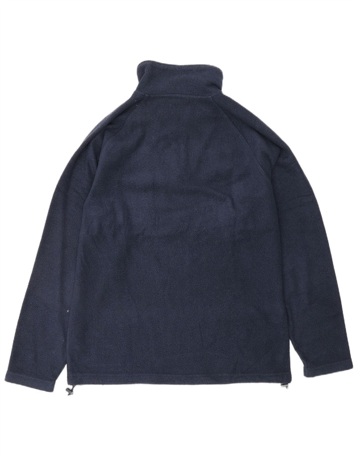 KAPPA Pull Polaire Col Zippé Homme Bleu Marine Moyen