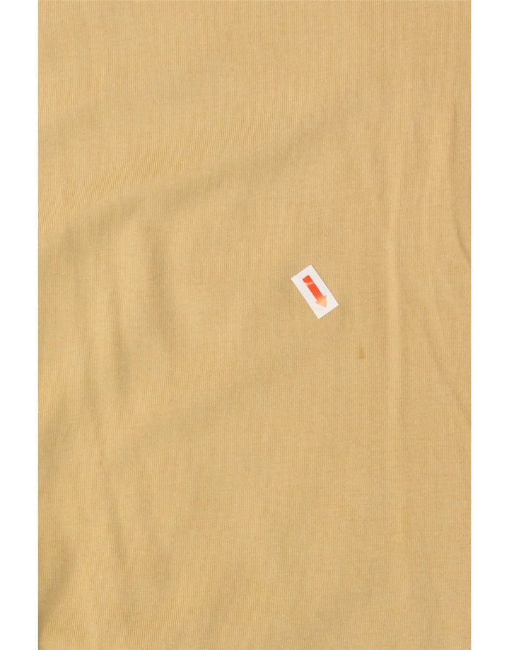 ADIDAS T-shirt pour femme UK 14 Jaune moyen