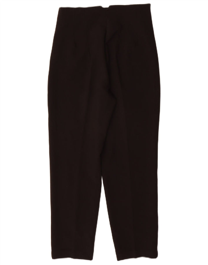 Zara Pantalon Chino Fuselé Femme Moyen W28 L27 Noir Polyester