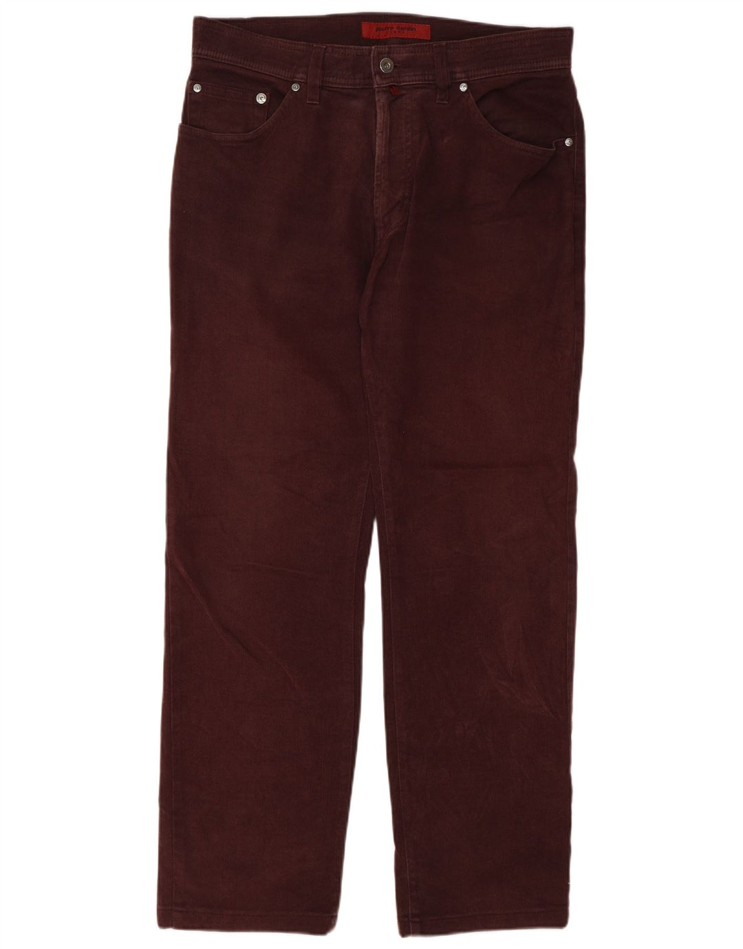 PIERRE CARDIN Jean droit homme W33 L34 coton marron