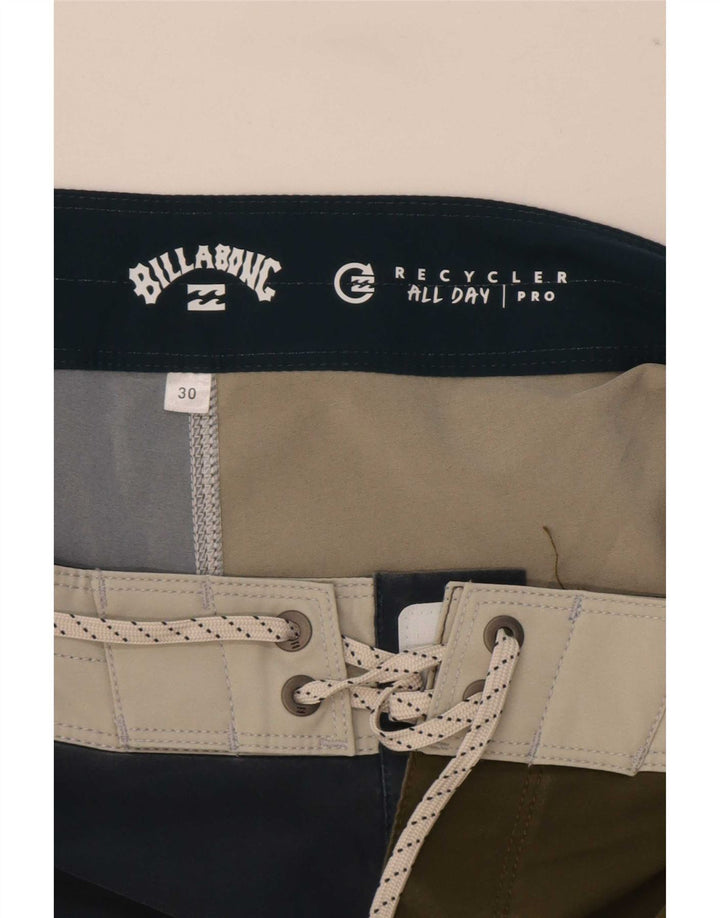 Billabong Short de Bain Homme Bleu Marine Moyen Colorblock Polyester