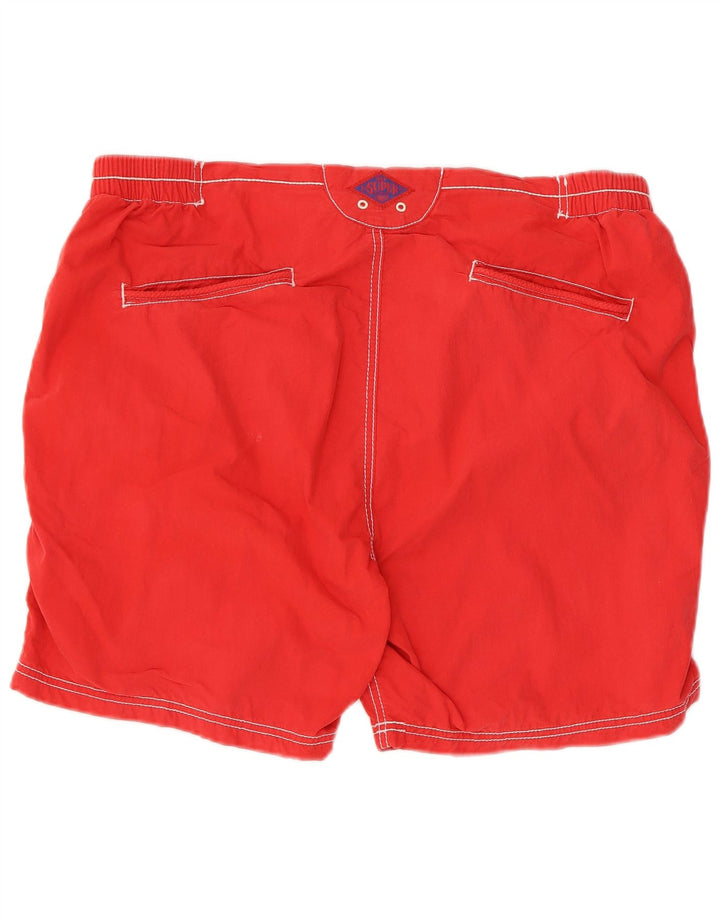 Superdry Short de Bain Homme 2XL Rouge Coton